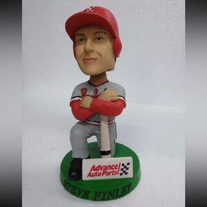 Vintage MiLB Bobble Dobbles STEVE FINLEY Bobblehead #10 Rochester Redwings